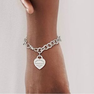 Tiffany Heart Tag Charm Bracelet